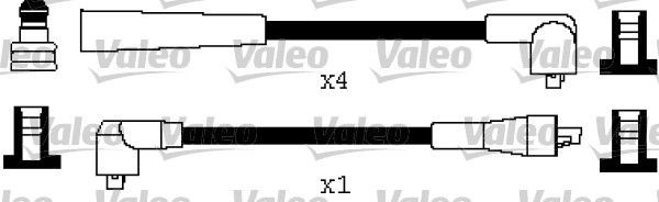 VALEO Bougiekabels 346496 Bougie, kabel VALEO RX-8 346496 goedkoop