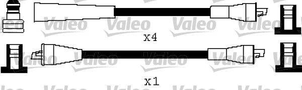 VALEO Tændkabelsæt 346535 Tændkabler VALEO PUNTO 346535 billig