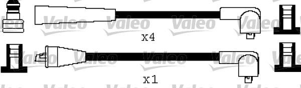 VALEO Kit cavi candele 346538 346538 Cavi candele VALEO TOYOTA MR 2 costo