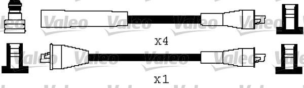 VALEO Süütesüsteemikomplekt 346564 Süütejuhtmed VALEO TIGRA 346564 odav