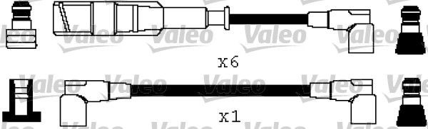 VALEO Tennplugg kabelsett 346570 Tennpluggkabler VALEO Mercedes-Benz T1 Buss 346570