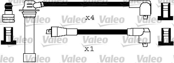 VALEO Tennplugg kabelsett 346585 Tennpluggkabler VALEO Mazda RX-8 346585