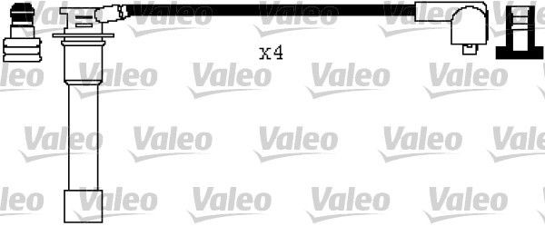 VALEO Sada zapaľovacích káblov 346595 Sviečkové káble VALEO Mazda 6 346595