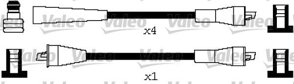 VALEO Kit cavi candele 346632 346632 costo Cavi candele FIAT SIENA VALEO