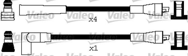 VALEO Σετ καλωδίων υψηλής τάσης 346644 Καλώδια μπουζί VALEO 205 346644 φθηνά