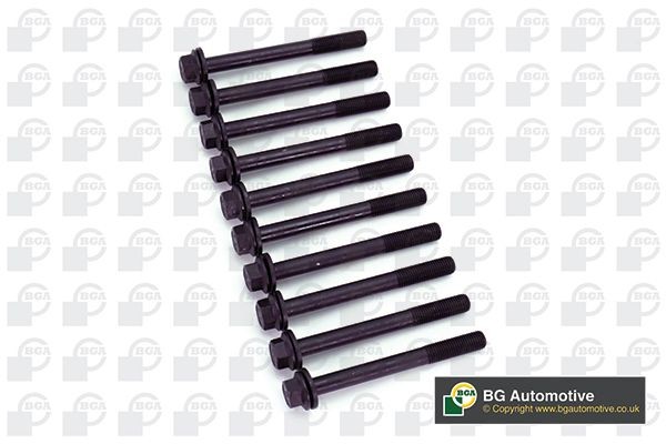 Bolt Kit, cylinder head BGA BK0145 BGA BK0145 2016 CHEVROLET AVEO cylinder head bolts replacement