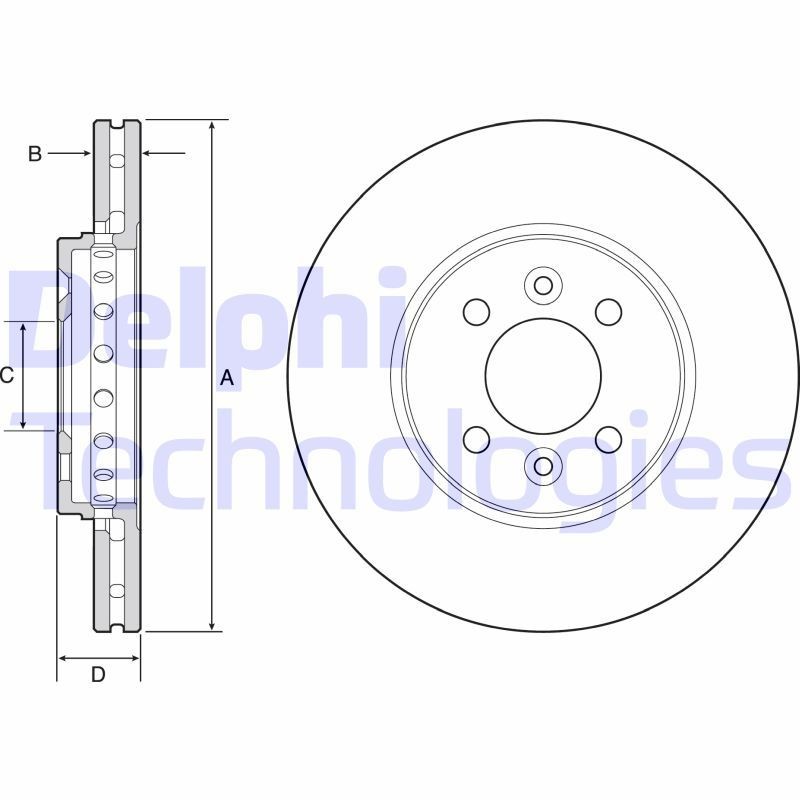DELPHI Radlagersatz BK1388 BK1388 Radnabe DELPHI VW TOURAN