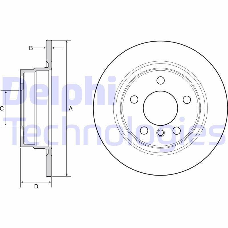 DELPHI Radlagersatz BK1435 Radnabe DELPHI Volkswagen TOURAN BK1435