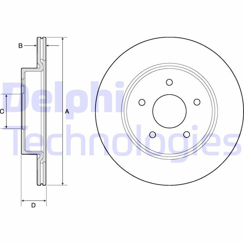 DELPHI Wheel bearing kit BK1558 PEUGEOT RCZ DELPHI wheel bearing BK1558
