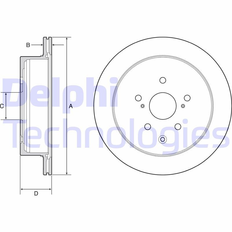 DELPHI Wheel bearing kit BK1634 HYUNDAI GALLOPER DELPHI wheel hub BK1634