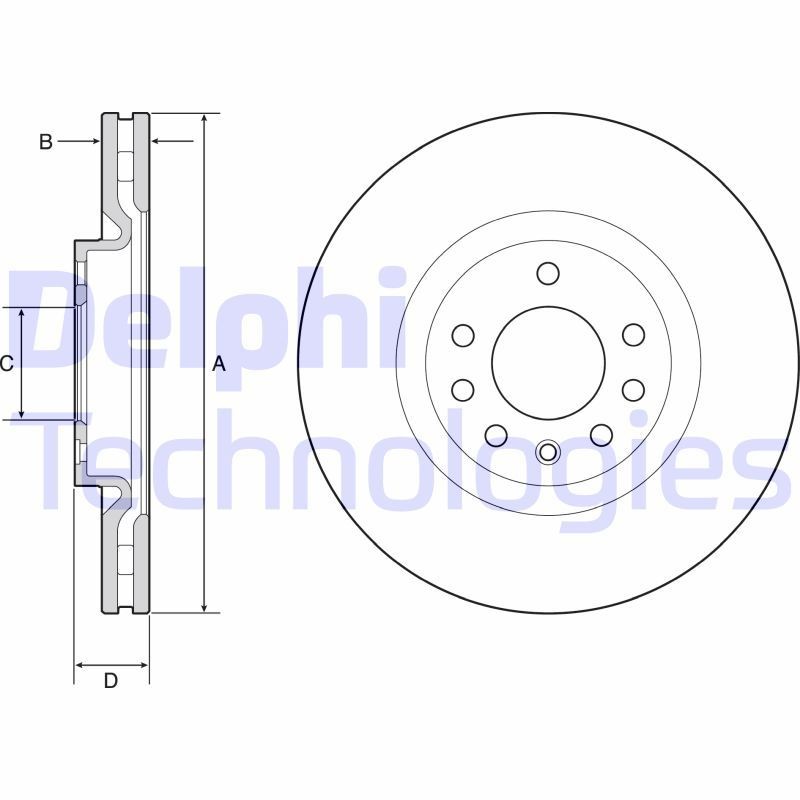 DELPHI Wiellagerset BK1650 Wiellager DELPHI 850 BK1650 goedkoop