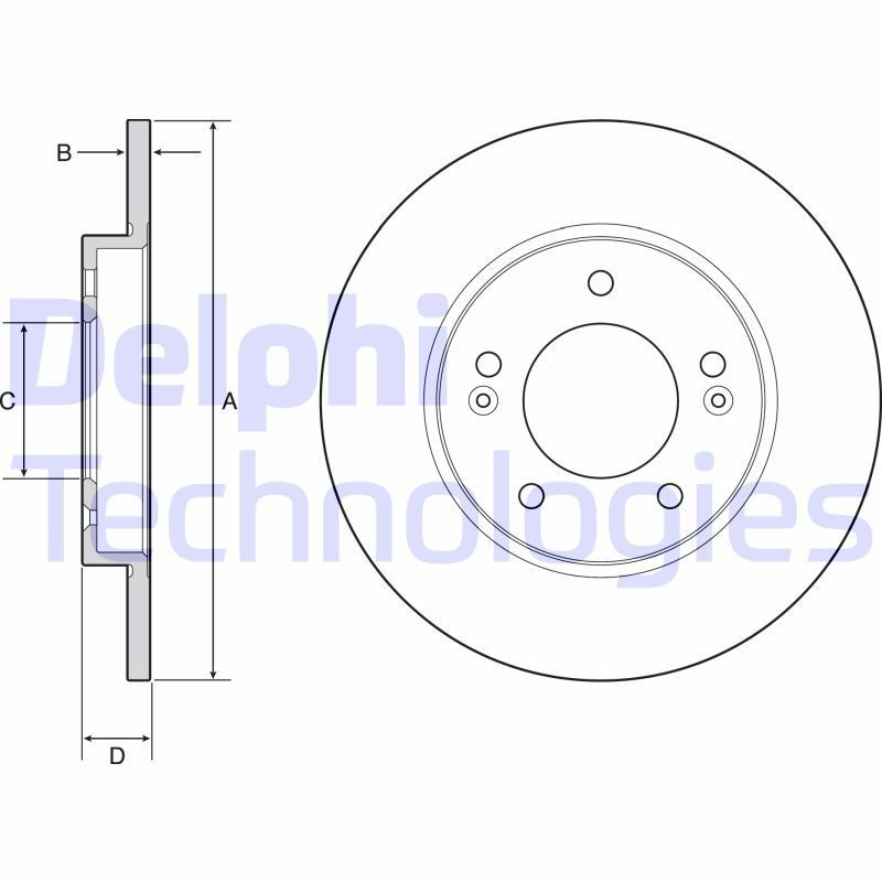 DELPHI Radlagersatz BK1656 Radlagersatz DELPHI Volvo V90 Kombi BK1656