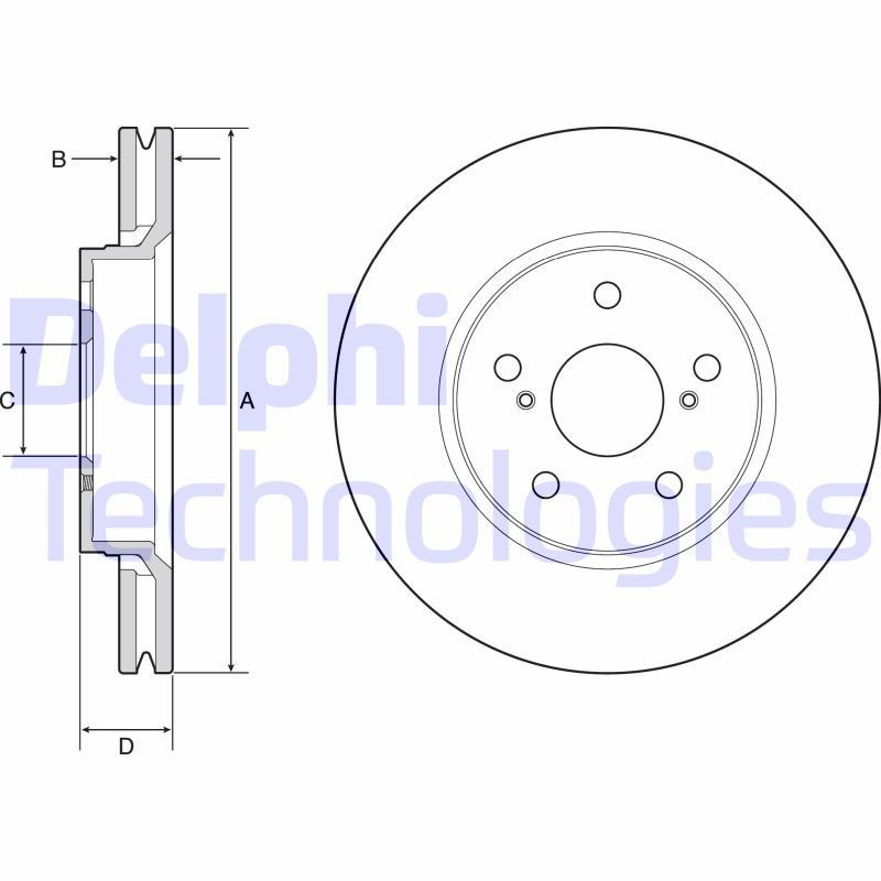 DELPHI Radlagersatz BK1659 BK1659 DELPHI NISSAN Radnabe hinten und vorne