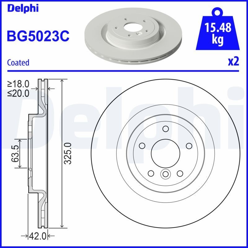 DELPHI Wheel bearing kit BK293 RENAULT MASTER DELPHI wheel bearing BK293