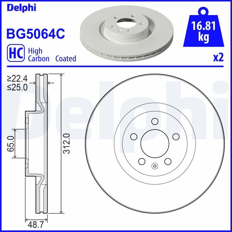 DELPHI Wheel bearing kit BK405 DELPHI BK405 100 Convertible wheel hub bearing kit replacement
