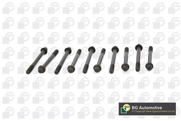 Bolt Kit, cylinder head BGA BK5400 BGA BK5400 2011 MAZDA MX-5 cylinder head bolts replacement