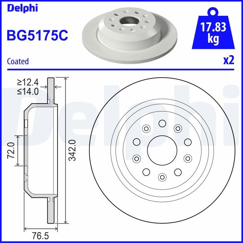 DELPHI Radlagersatz BK649 BK649 Radlager DELPHI HONDA Kosten