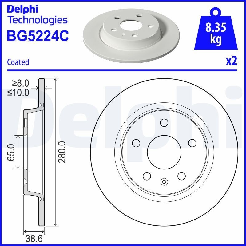 DELPHI Wiellagerset BK721 BK721 Wiellager OPEL INSIGNIA DELPHI