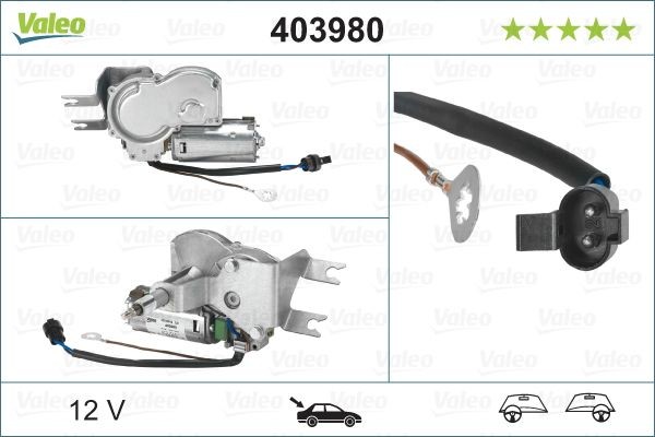 VALEO Vindrutetorkarmotor 403980 403980 VALEO torkarmotor OPEL INSIGNIA