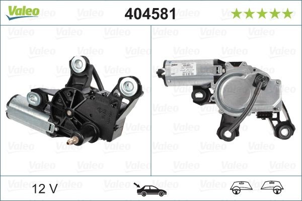 VALEO Moteur d'essuie-glace 404581 404581 ORIGINAL PART Moteur d'essuie-glace SKODA CITIGO VALEO