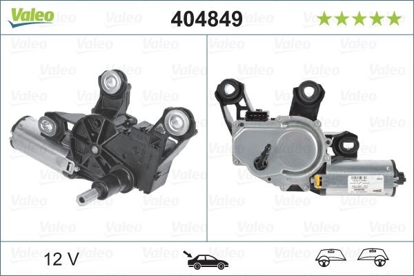 VALEO Scheibenwischermotor 404849 404849 Scheibenwischermotor VALEO VW CALIFORNIA