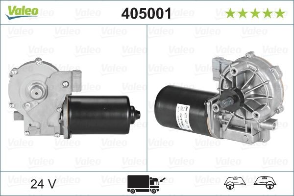 VALEO Vindusviskermotor 405001 Vindusviskermotor VALEO Chevrolet HHR ORIGINAL PART 405001