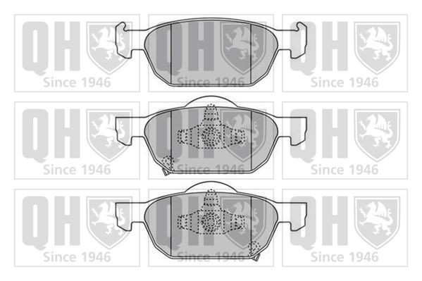 QUINTON HAZELL Brake pad set BP1658 BP1658 QUINTON HAZELL brake pads for HONDA FR-V