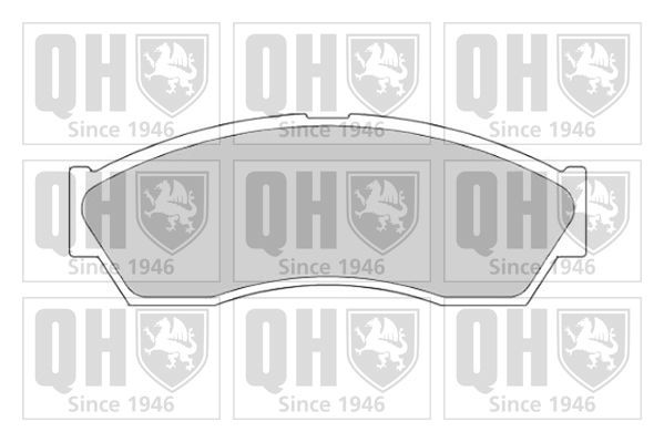 QUINTON HAZELL Bremseklosser BP1691 QUINTON HAZELL BP1691 Bremseklosser TATA (TELCO) Indigo (4_V2) 1.4 D 70 hk 2015