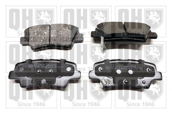 QUINTON HAZELL Τακάκια φρένων BP1777 BP1777 Τακάκια φρένων QUINTON HAZELL HYUNDAI LANTRA