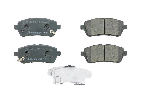 AISIN Brzdové doštičky/platničky BPMZ-1002 Brzdové doštičky AISIN Mazda 6 BPMZ-1002