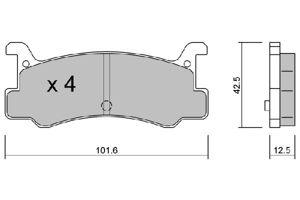 AISIN Bremseklodser BPMZ-2002 AISIN BPMZ-2002 Sports bremseklodser MAZDA 323 III Stationcar (BW) billig