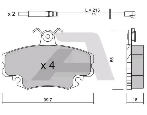 AISIN Bremžu kluči BPRE-1004 AISIN BPRE-1004 Bremžu uzlikas Volvo 140 lēti