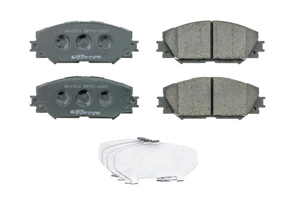 AISIN Brake pad set BPTO-1007 price Toyota NRE15_, ZZE15_, ADE15_, ZRE15_, NDE15_ Disk pads BPTO-1007 AISIN