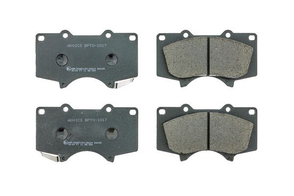 AISIN Plaquettes de frein BPTO-1017 AISIN BPTO-1017 Plaquettes de frein TOYOTA Hilux VII Pick-up 2.5 D-4D (KUN15) 88 CV 2006