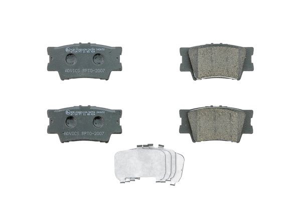 AISIN Τακάκια φρένων BPTO-2007 AISIN Αγωνιστικά τακάκια MASERATI BPTO-2007