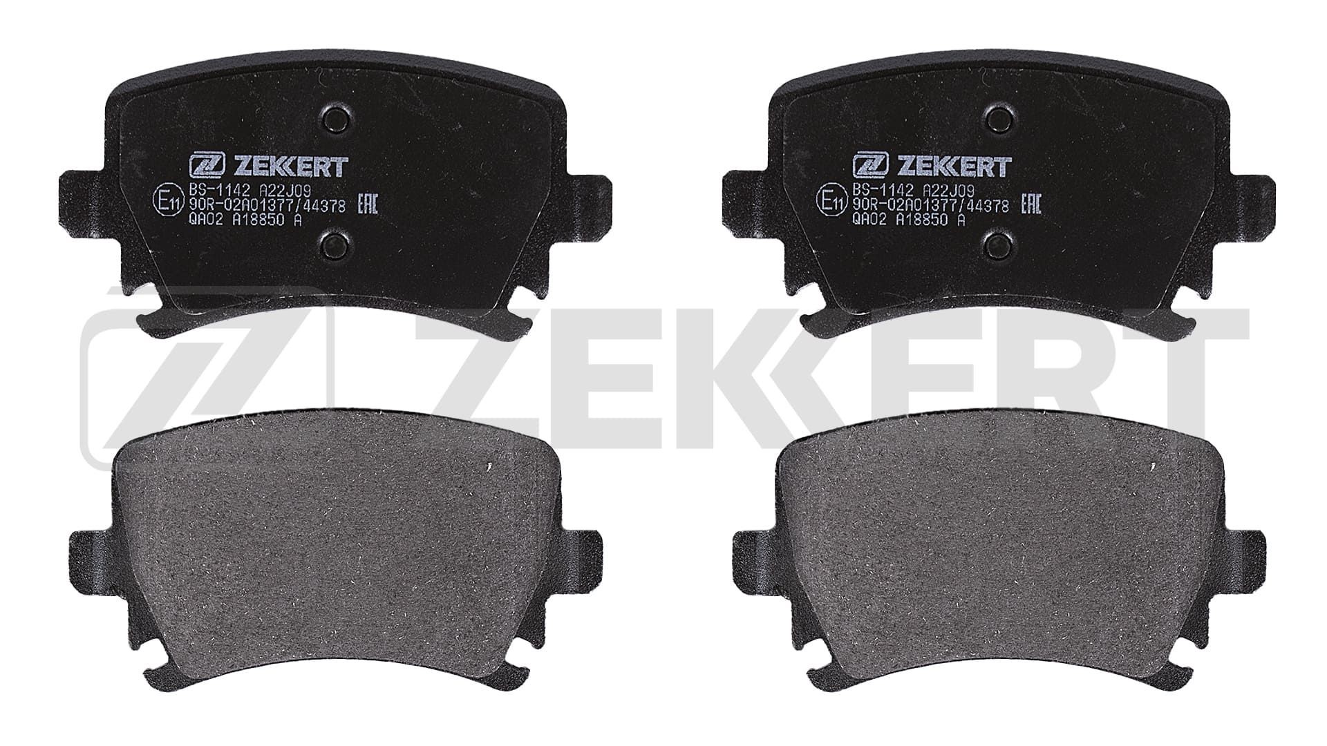 ZEKKERT Brzdové doštičky/platničky BS-1142 ZEKKERT Brzdové platničky SKODA BS-1142