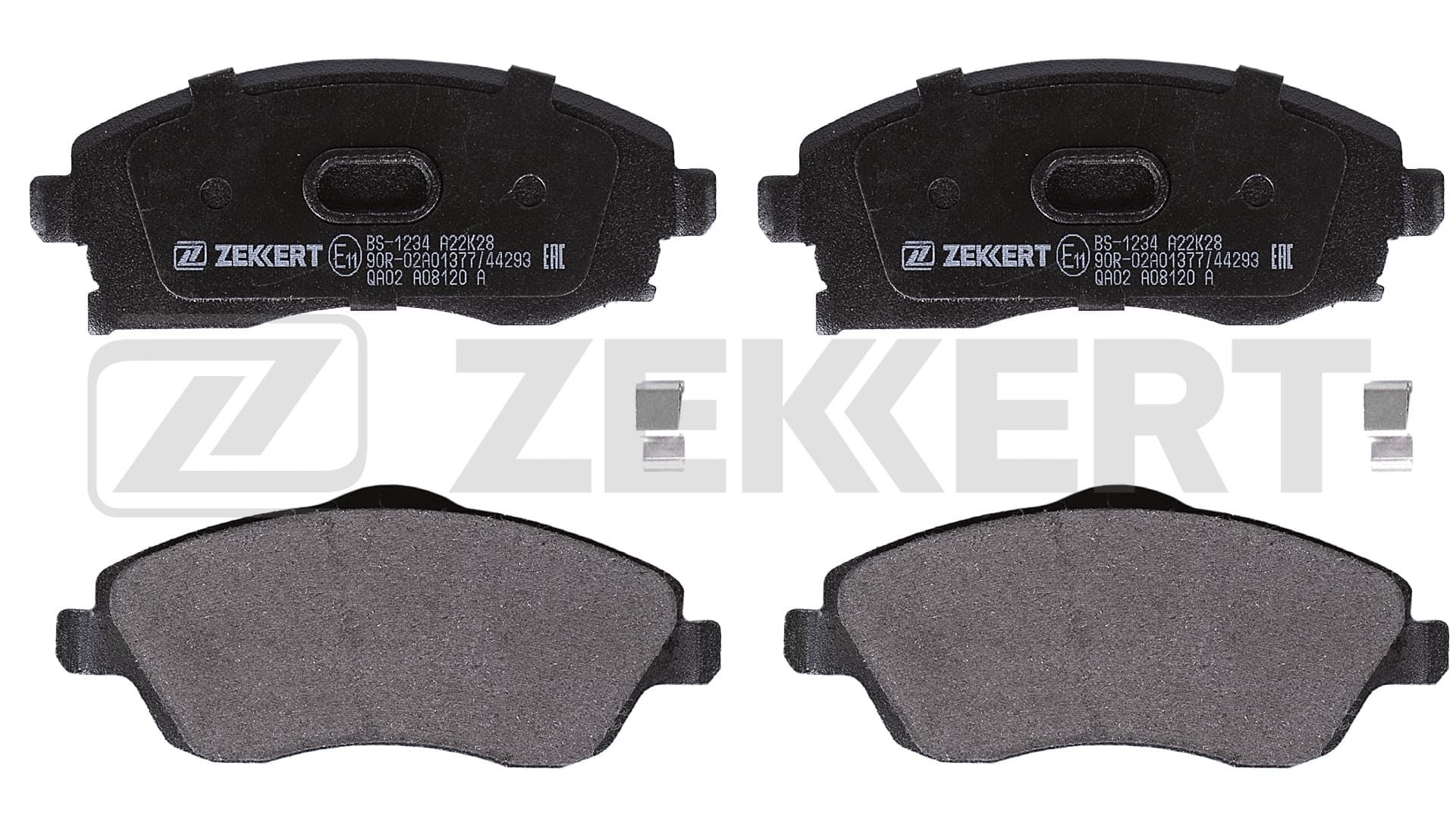 ZEKKERT Remblokken BS-1234 Remblokkenset voor schijfrem ZEKKERT XJ BS-1234 goedkoop