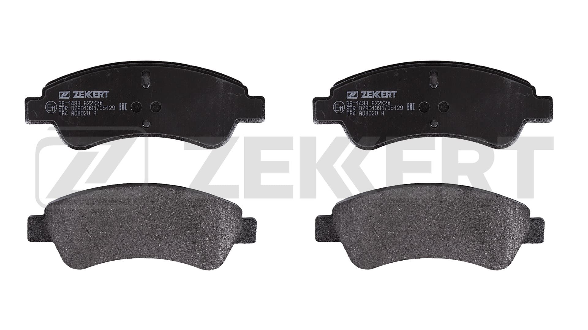 ZEKKERT Bremseklosser BS-1433 BS-1433 Bremseklosser PEUGEOT EXPERT ZEKKERT