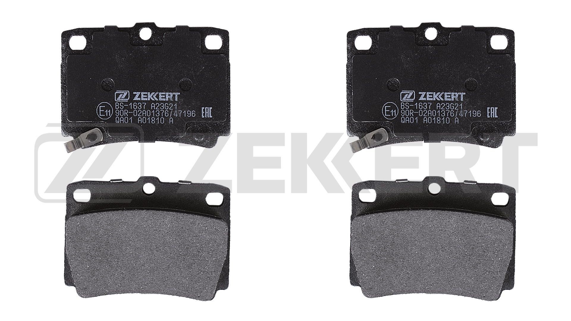 ZEKKERT Bromsbelägg BS-1637 BS-1637 ZEKKERT bromsklossar Mitsubishi DELICA / SPACE GEAR
