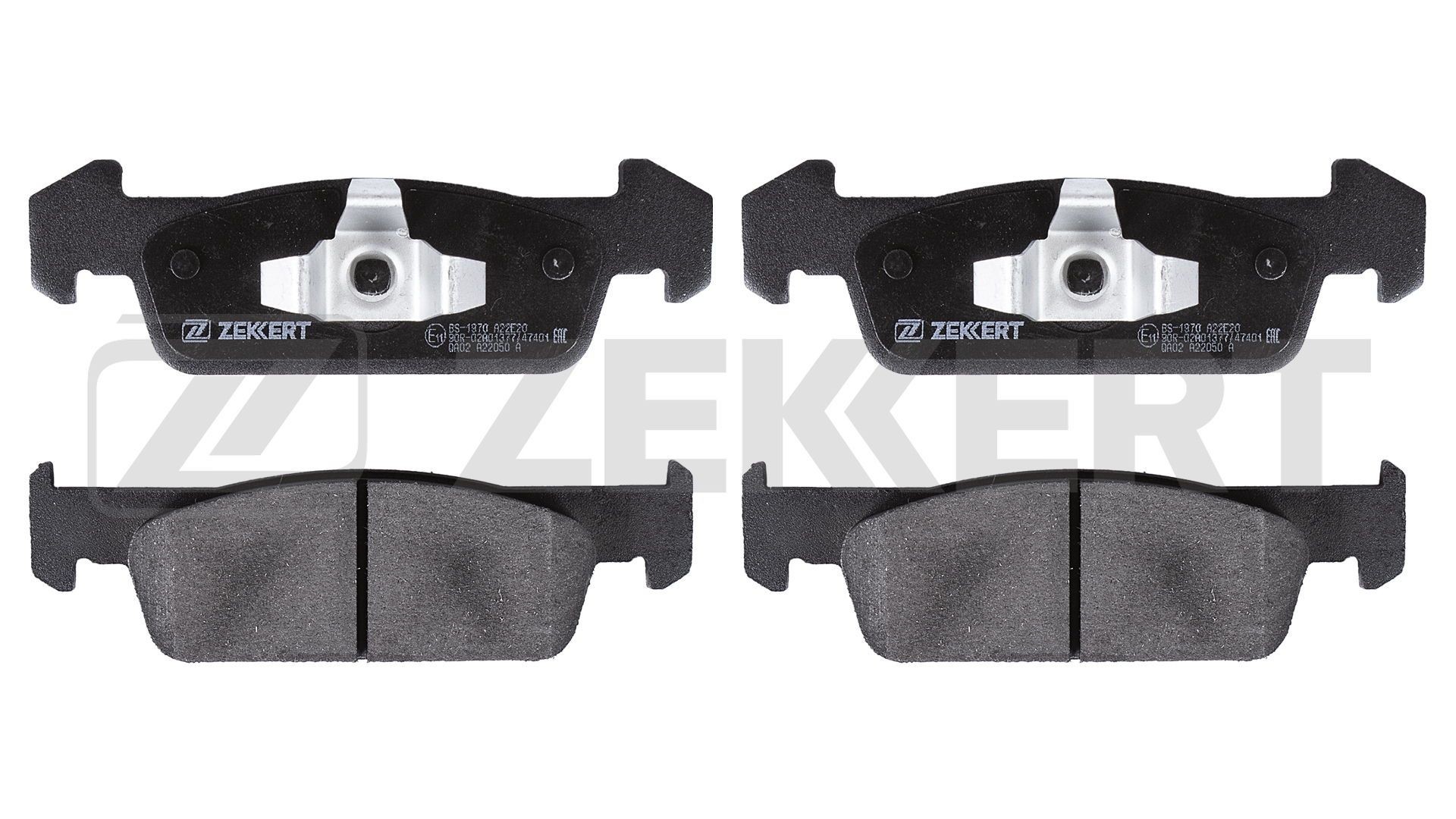 ZEKKERT Bromsbelägg BS-1970 BS-1970 ZEKKERT Bromsklossar Renault