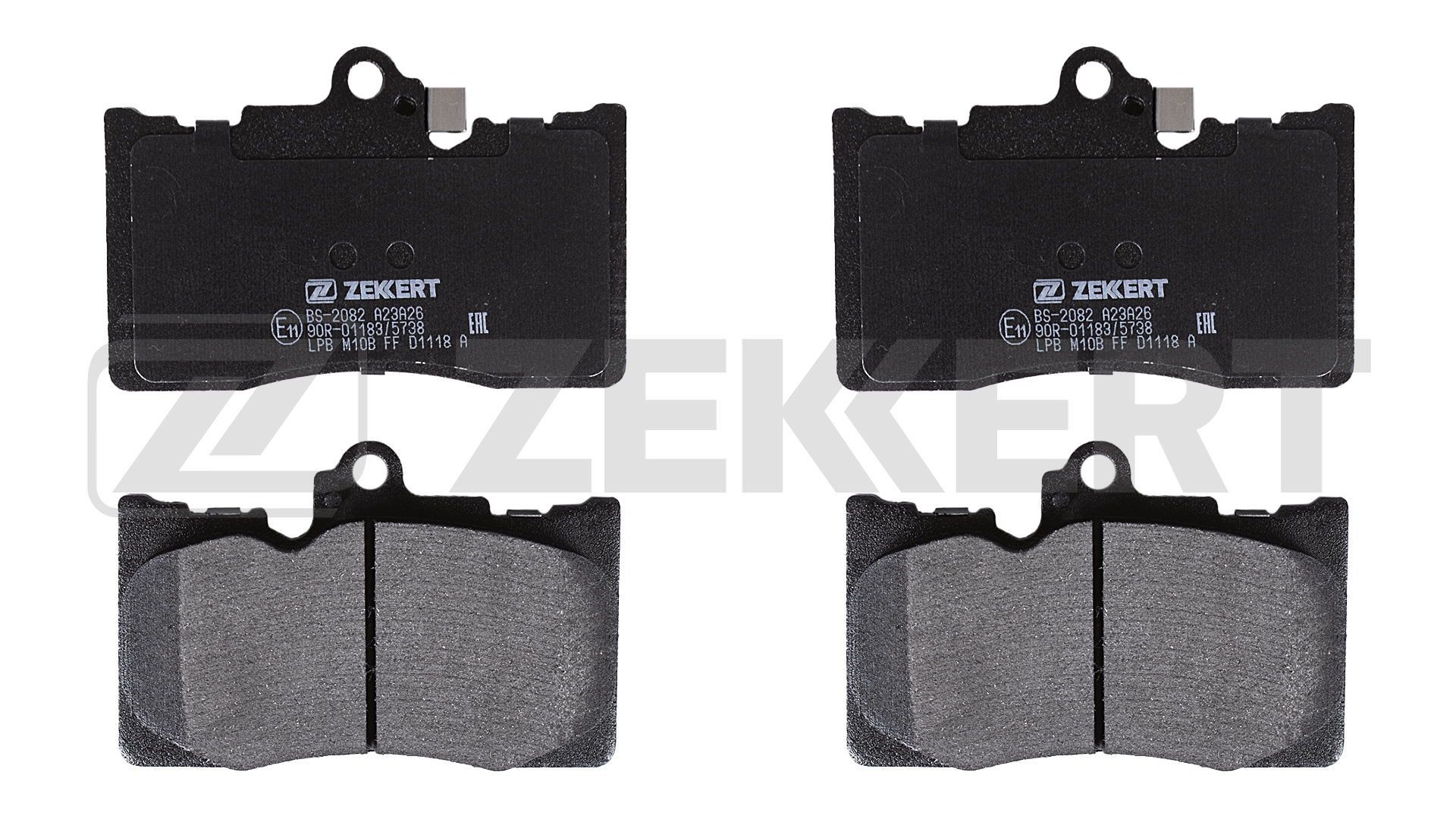 ZEKKERT Bremseklosser BS-2082 Bremsebelegg ZEKKERT Land Rover DISCOVERY BS-2082