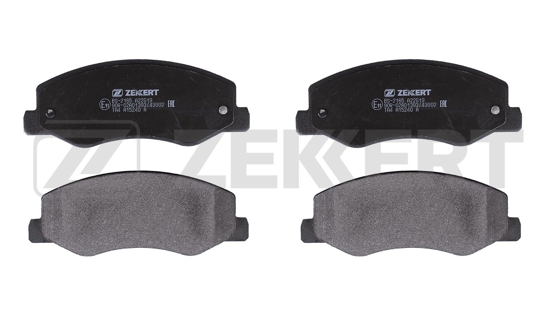 ZEKKERT Piduriklotsid BS-2165 BS-2165 ZEKKERT Klotsid Renault odav