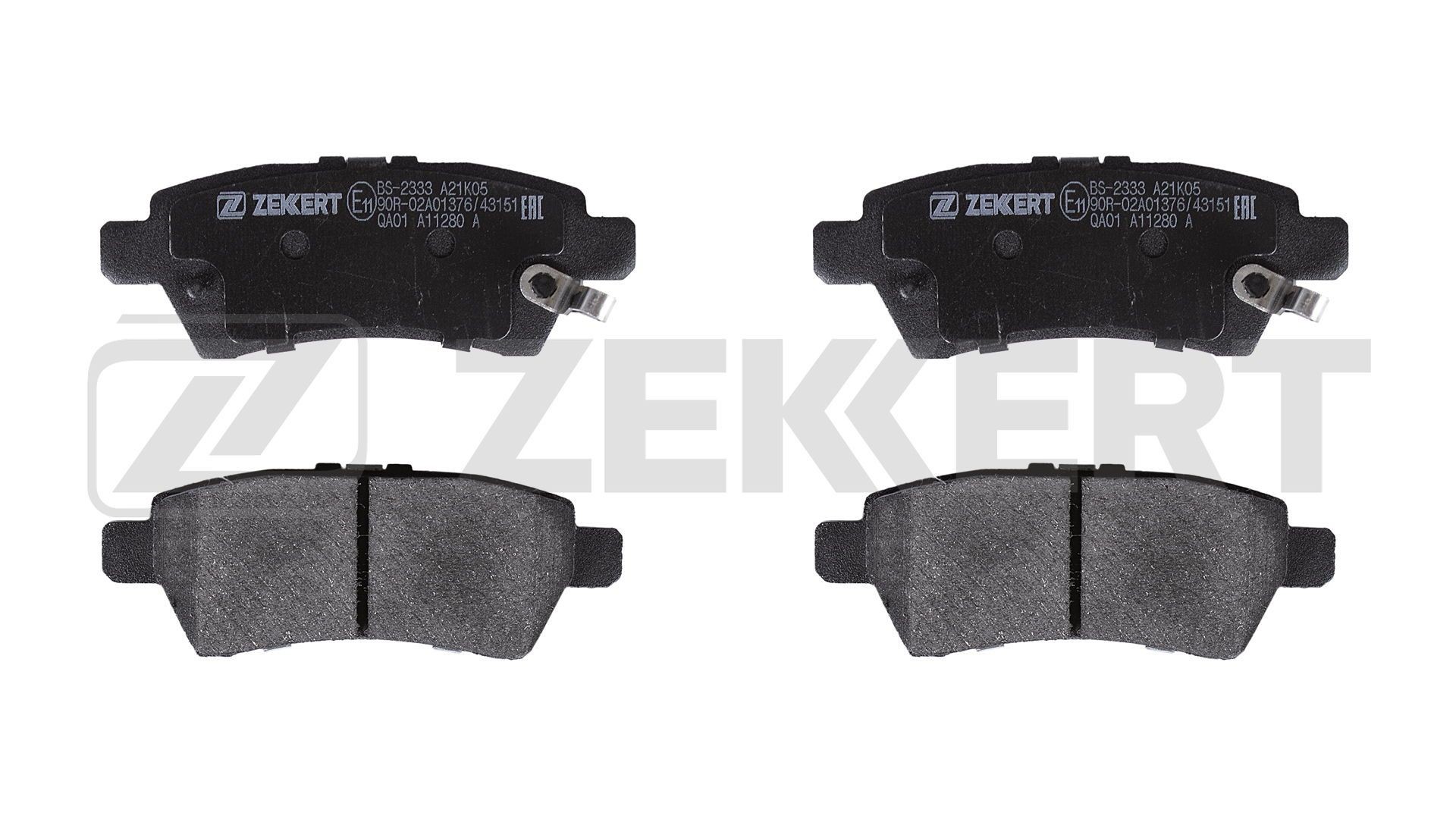 ZEKKERT Bremseklosser BS-2333 Bremsekloss ZEKKERT Nissan PATROL BS-2333