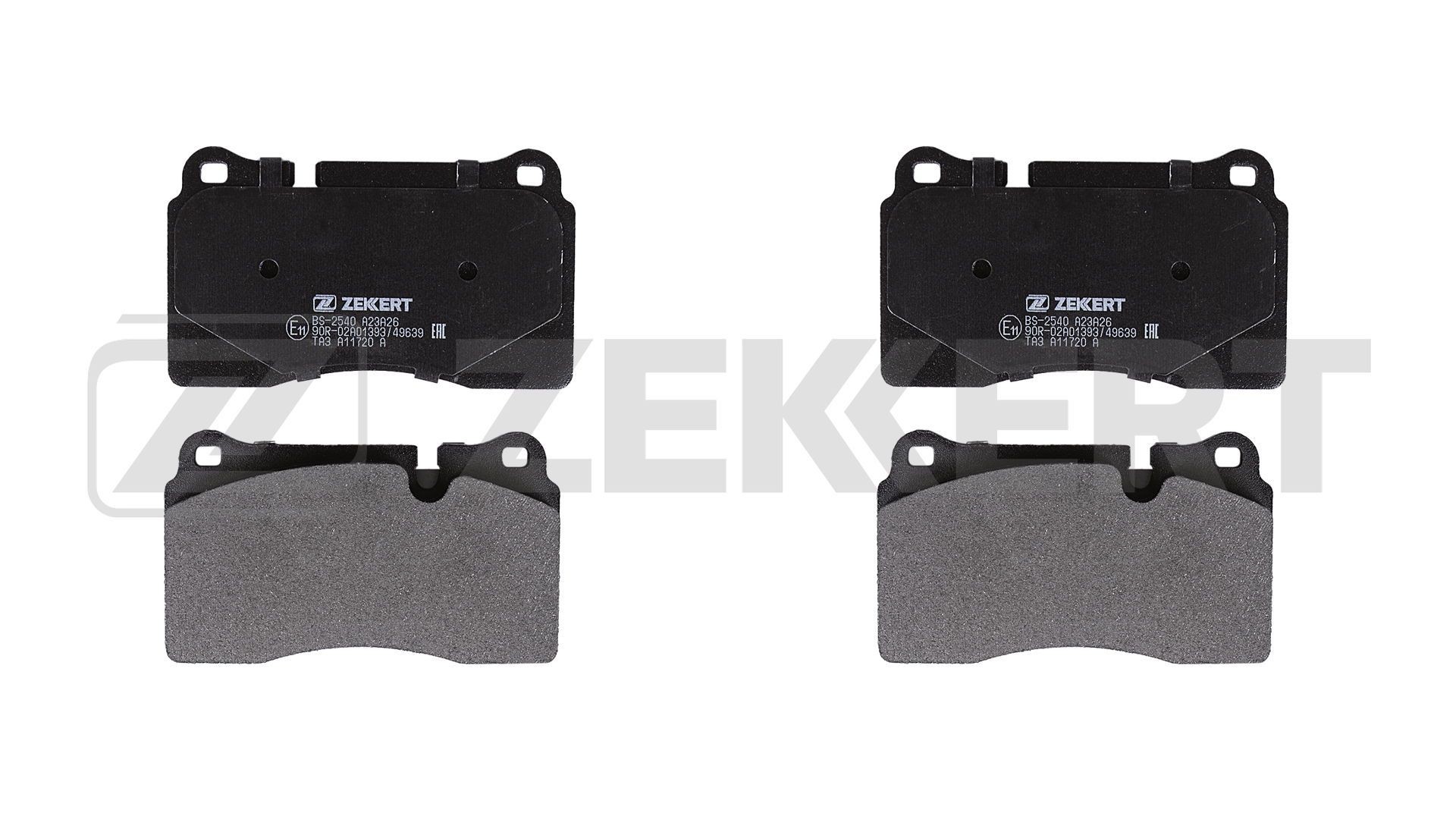 ZEKKERT Jarrupalat, levyjarru BS-2540 BS-2540 ZEKKERT Jarrupalat LAND ROVER DISCOVERY