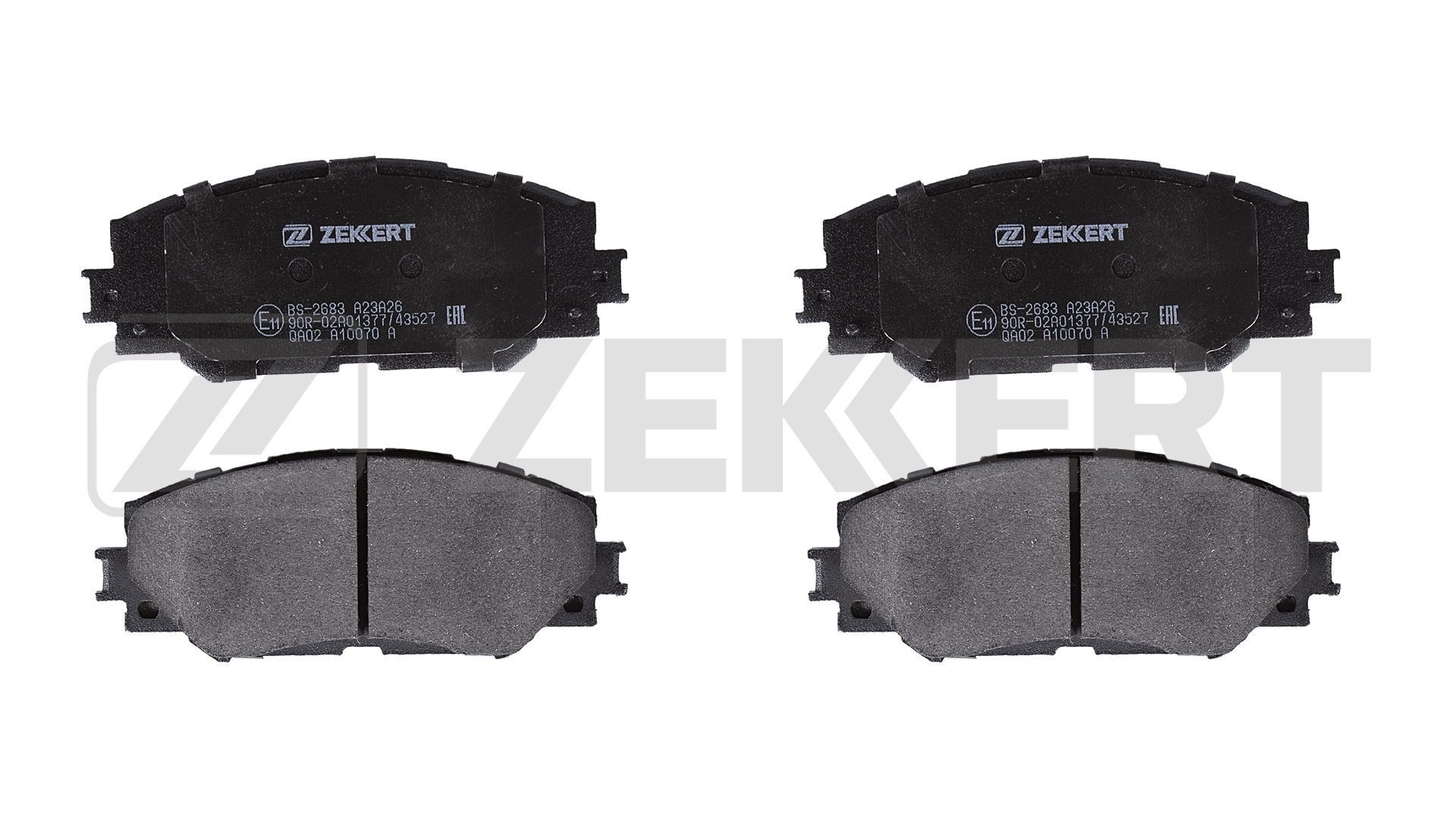 ZEKKERT Bremseklosser BS-2683 BS-2683 ZEKKERT Bremsebelegg Toyota billige
