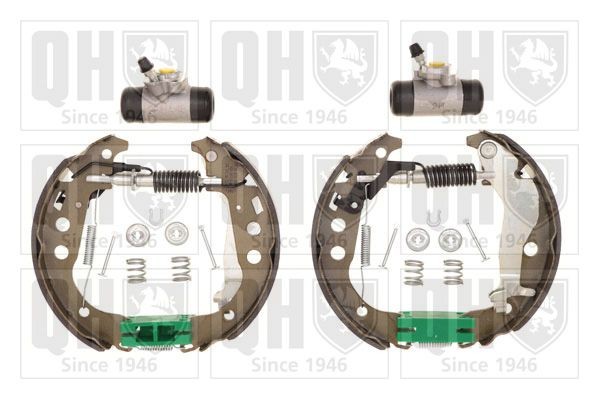 QUINTON HAZELL Remschoenset BS1058K2 Toyota COROLLA Remschoenen QUINTON HAZELL BS1058K2