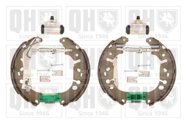 QUINTON HAZELL Brake Set, drum brakes BS1162K2 QUINTON HAZELL BS1162K2 Brake Set, drum brakes FIAT Idea (350) 1.3 D Multijet 95 hp 2009