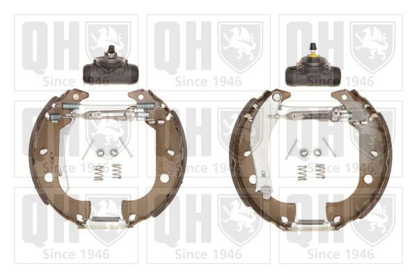 QUINTON HAZELL Bremsebakkesæt BS764K2 QUINTON HAZELL BS764K2 Fiat Palio Weekend Bremsebakker originale pris