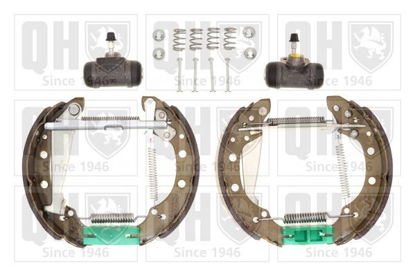 QUINTON HAZELL Bromsbacksats BS836K4 BS836K4 QUINTON HAZELL bromsbackar SKODA ROOMSTER