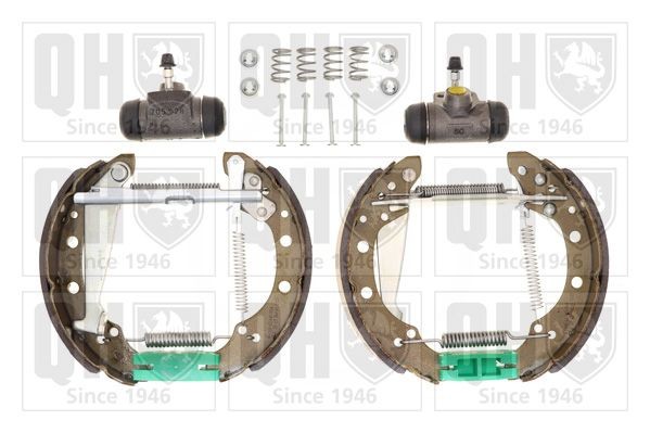 QUINTON HAZELL Σετ σιαγόνων φρένων BS836K5 BS836K5 Σιαγόνων φρένων SKODA ROOMSTER QUINTON HAZELL